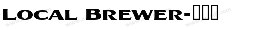 Local Brewer字体转换